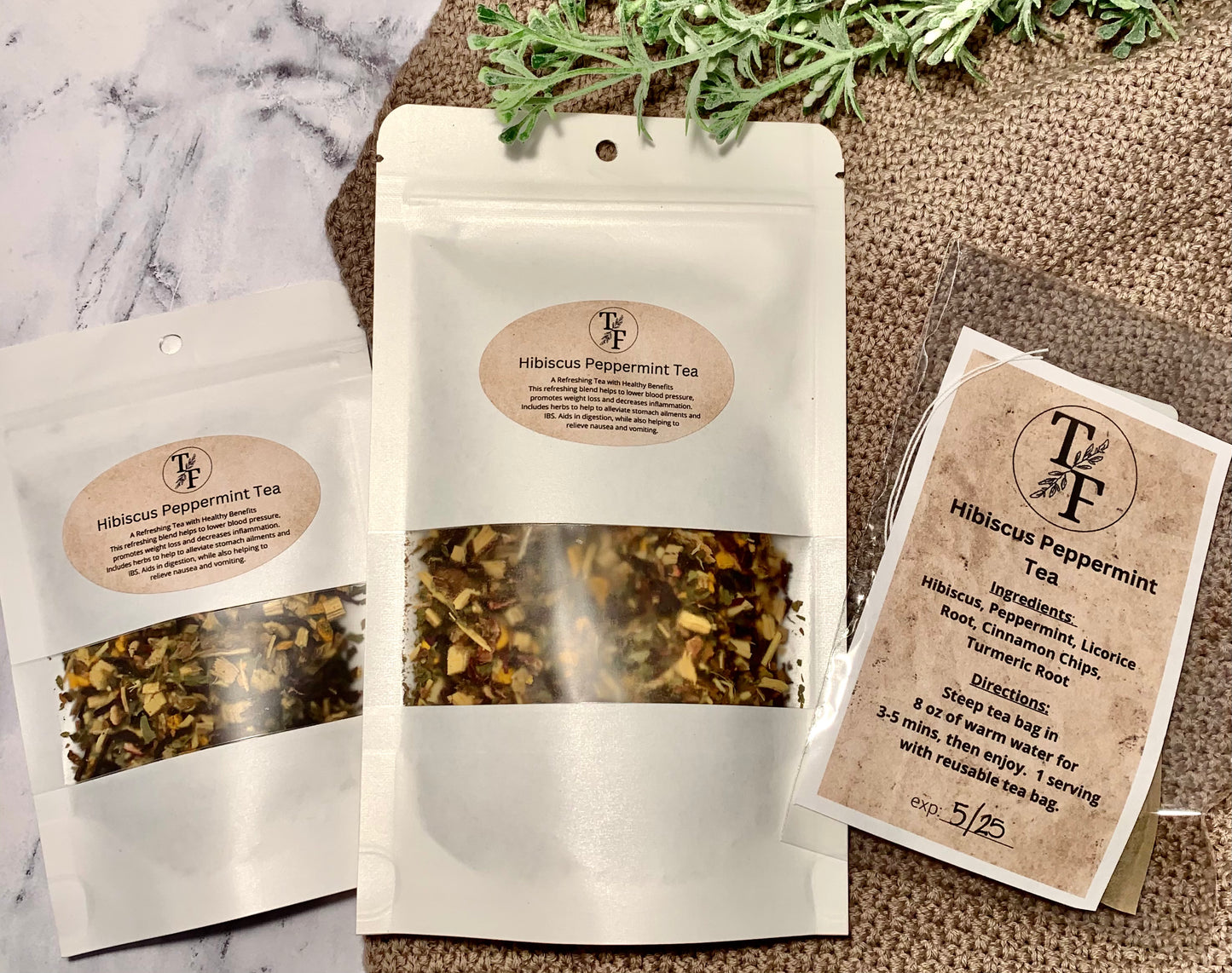 Hibiscus Peppermint Tea